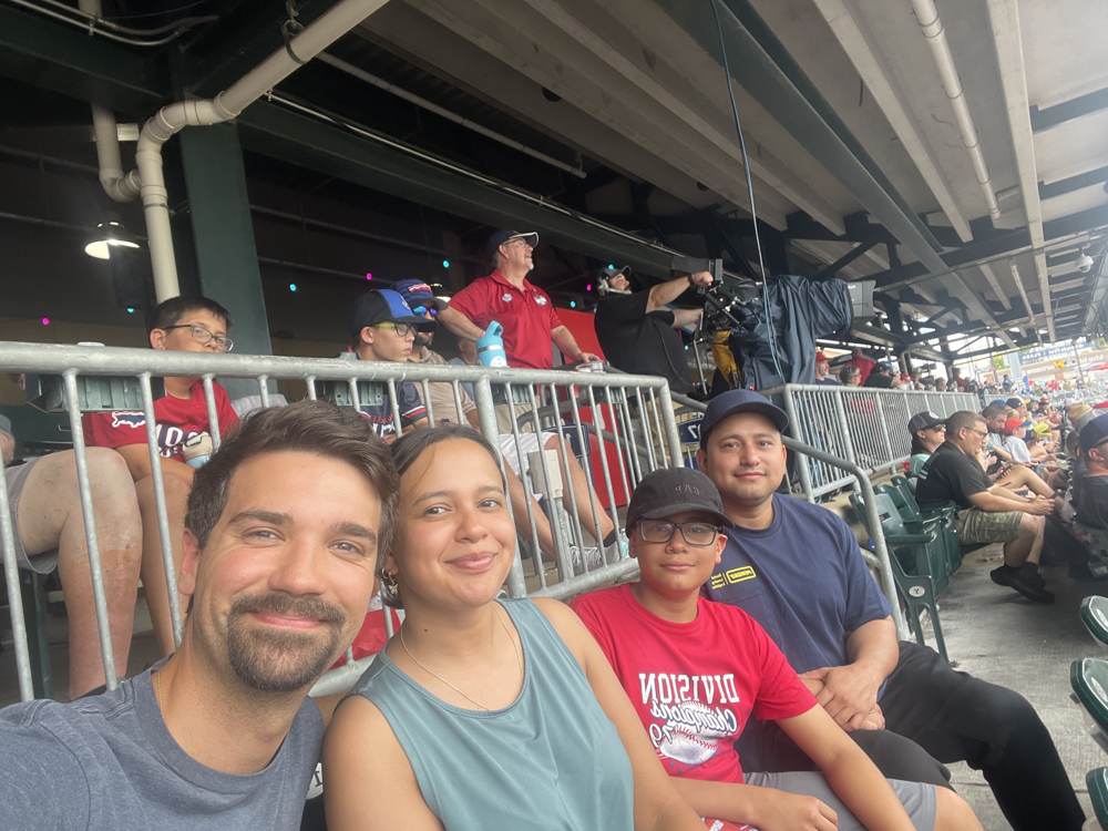 Brothers at the Ballpark